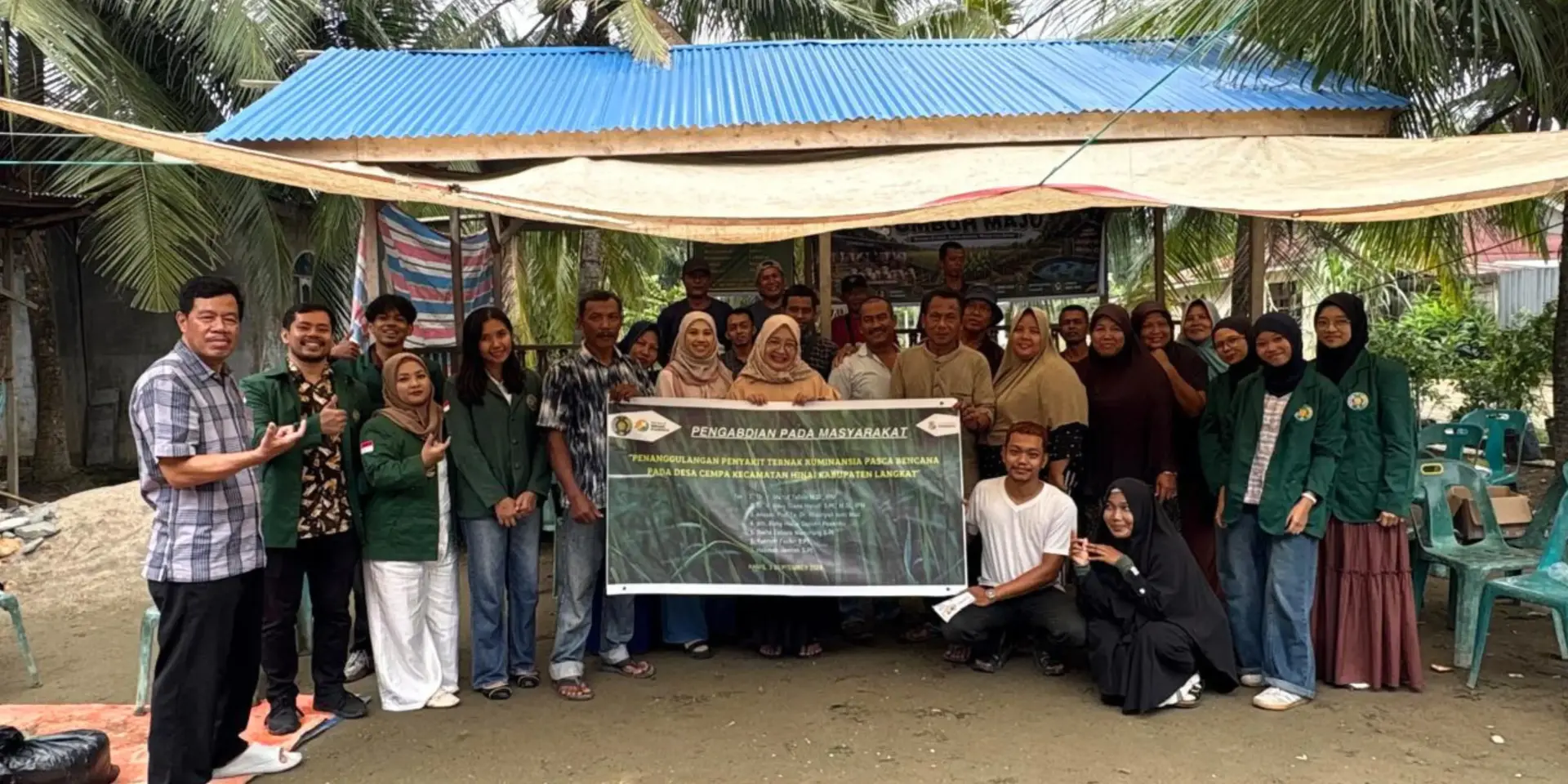 FP USU Promotes Economic Recovery and Livestock Feed Resilience in Langkat Regency